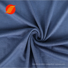 Popular tissus dyed rayon spandex fabric material knit single jersey fabric